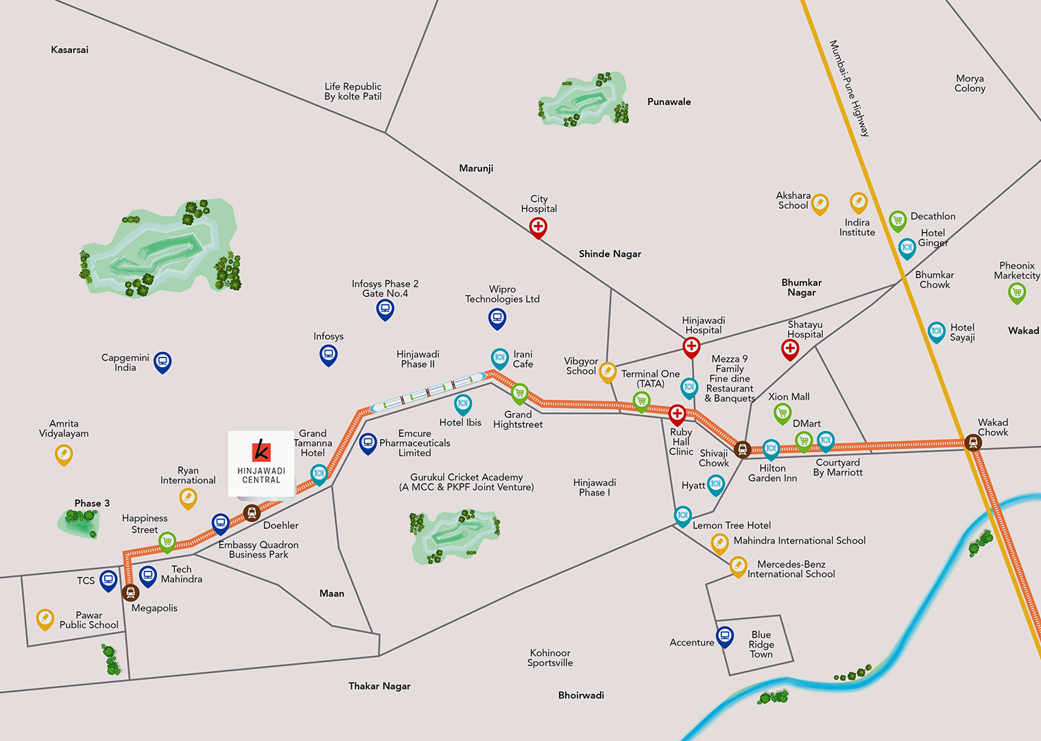 Hinjawadi_Central_Map